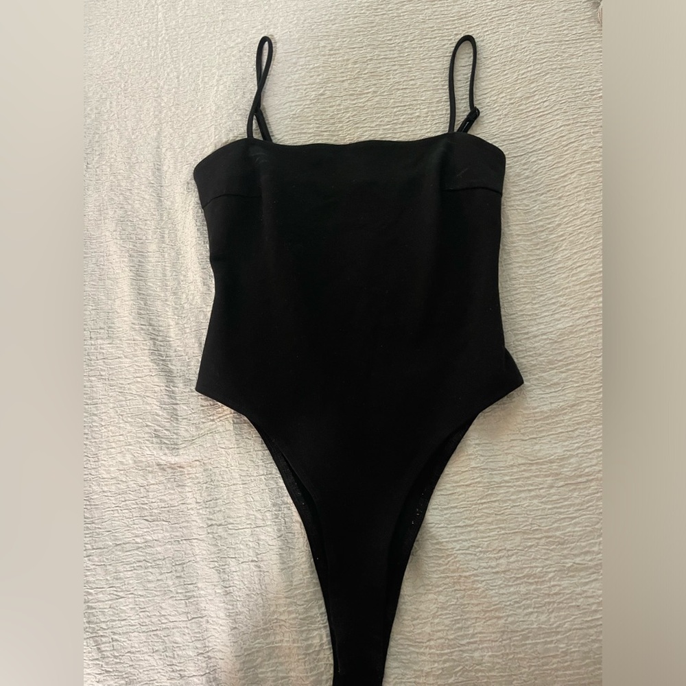 Straight neck line Bodysuit